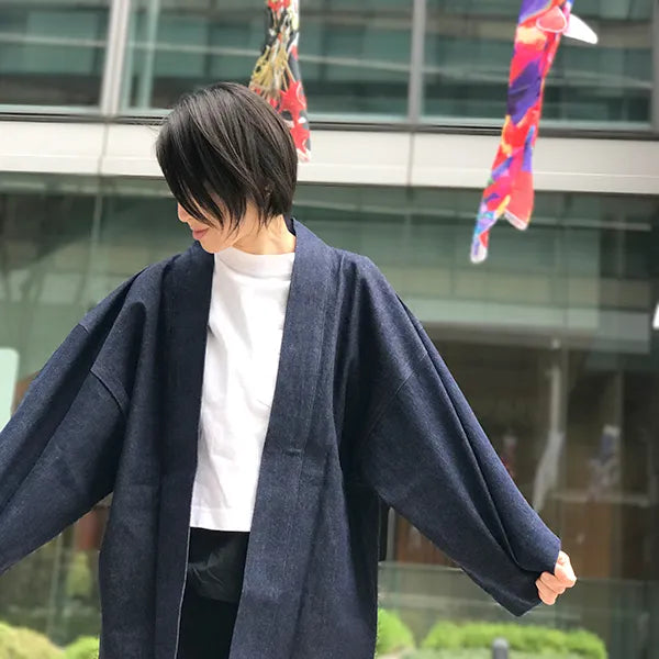 Happi.Tokyo | Denim Happi (Happi Coat) | Indigo Single #01