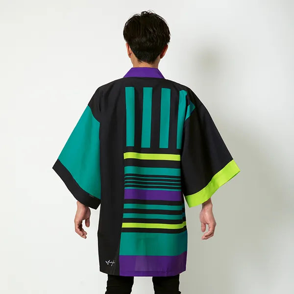 HAPPYCOAT|はっぴ(法被)|縞(SHIMA)|オリジナルM(ショート)