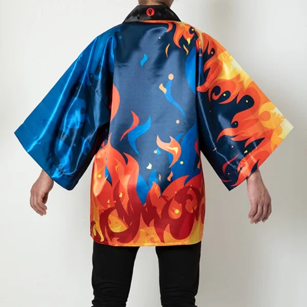 Happi.Tokyo|オリジナルデザインはっぴ(法被)|炎柄#01