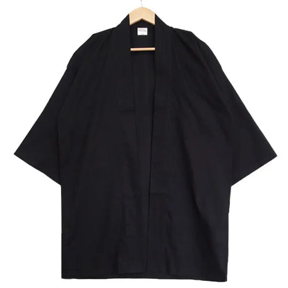 綿無地はっぴ（Print Star）｜ 黒（Black）