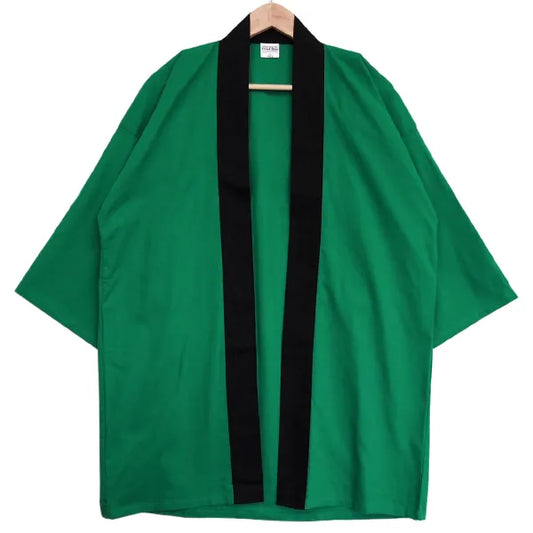 綿無地はっぴ（Print Star）｜ 緑（Green）