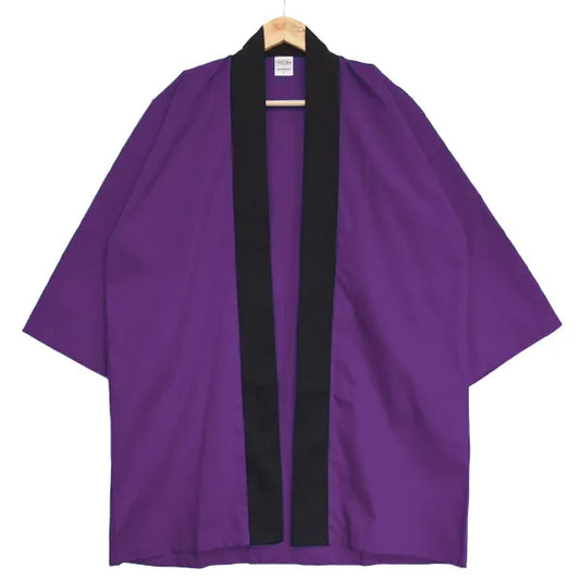 綿無地はっぴ（United Athle）｜ 紫（Purple）