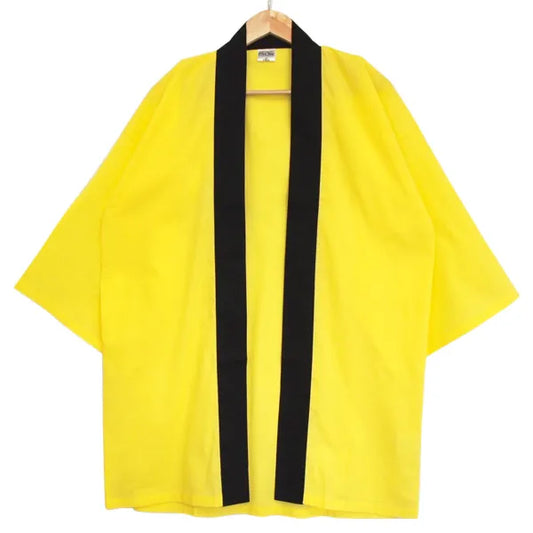 綿無地はっぴ（Print Star）｜ 黄（Yellow）