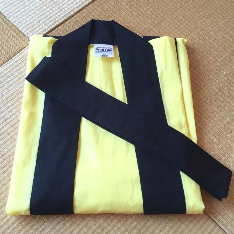 綿無地はっぴ（Print Star）｜ 黄（Yellow）