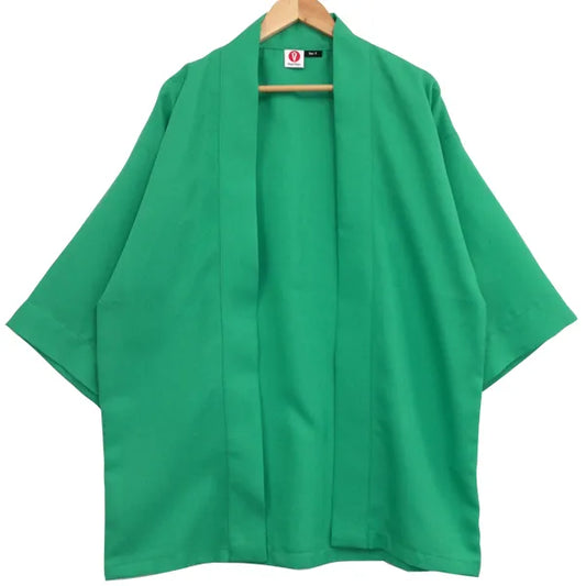 Happi.Tokyo｜綾織（あやおり）はっぴ（法被）｜無地 -ミントグリーン（Mint Green）-