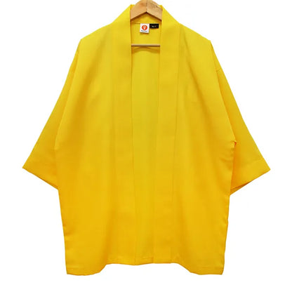 Happi.Tokyo | Ayaori Happi (Happi Coat) | Plain - Yellow -