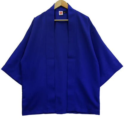 Happi.Tokyo｜綾織（あやおり）はっぴ（法被）｜無地 -ロイヤルブルー（Royal Blue）-