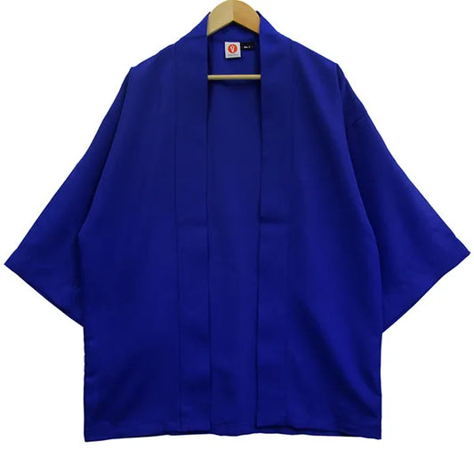 Happi.Tokyo｜綾織（あやおり）はっぴ（法被）｜無地 -ロイヤルブルー（Royal Blue）-