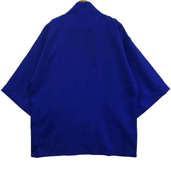 Happi.Tokyo｜綾織（あやおり）はっぴ（法被）｜無地 -ロイヤルブルー（Royal Blue）-