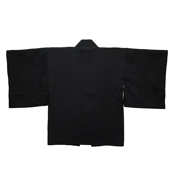 Happi.Tokyo｜羽織（はおり）角袖（かくそで）｜無地 -ブラック（Black）-