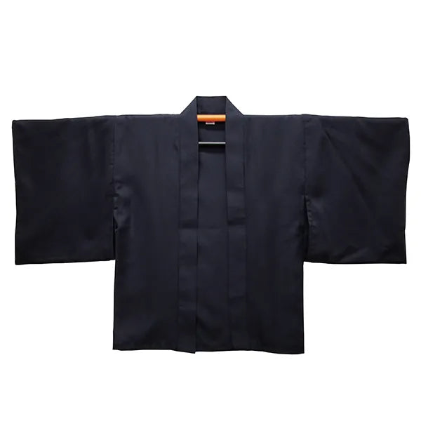 Happi.Tokyo｜羽織（はおり）角袖（かくそで）｜無地 -ネイビー（Navy）-