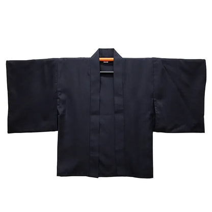 Happi.Tokyo｜羽織（はおり）角袖（かくそで）｜無地 -ネイビー（Navy）-