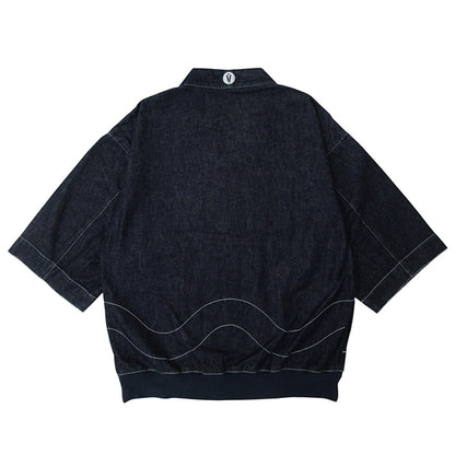 Happi.Tokyo｜セレクトデニムはっぴ（法被）｜インディゴ ジップアップ