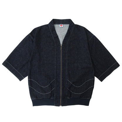 Happi.Tokyo｜セレクトデニムはっぴ（法被）｜インディゴ ジップアップ